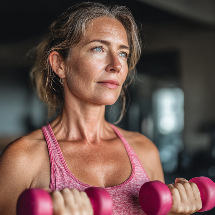 Професійний тренер з літніми людьми